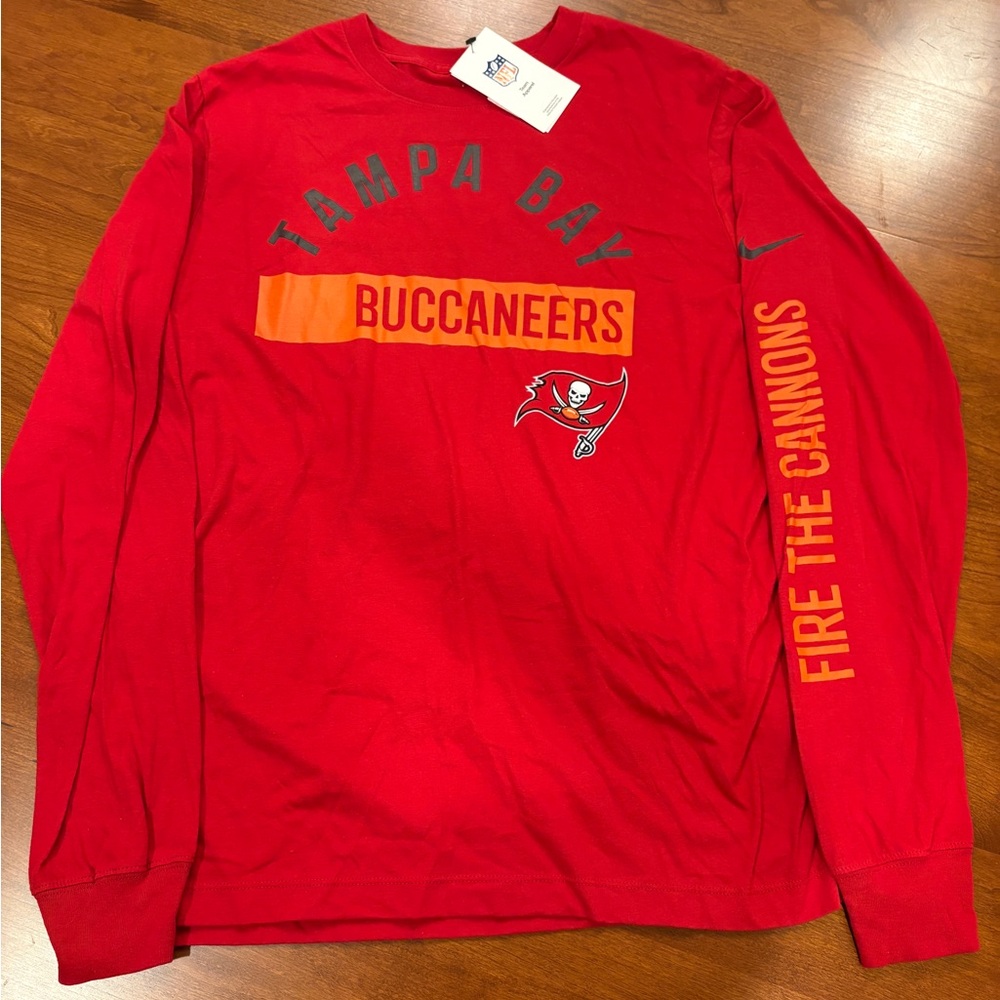 NFL Nike Tampa Bay Buccaneers Red Team Apparel Long Sleeve T-Shirt (Men’s)